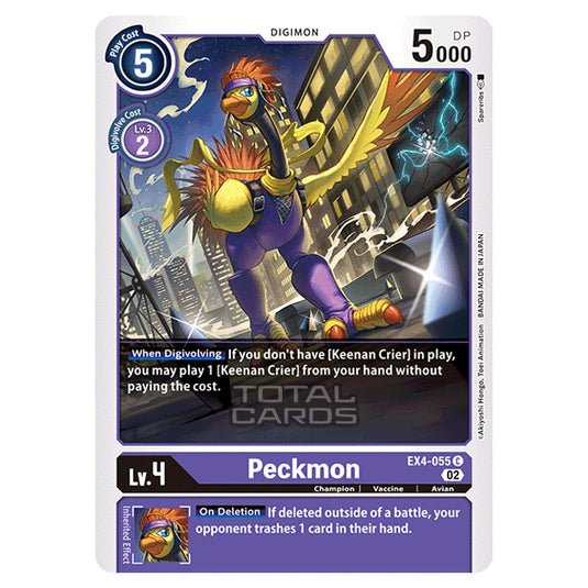 Digimon Card Game - EX04 - Alternative Being - Peckmon - (Common) - EX4-055