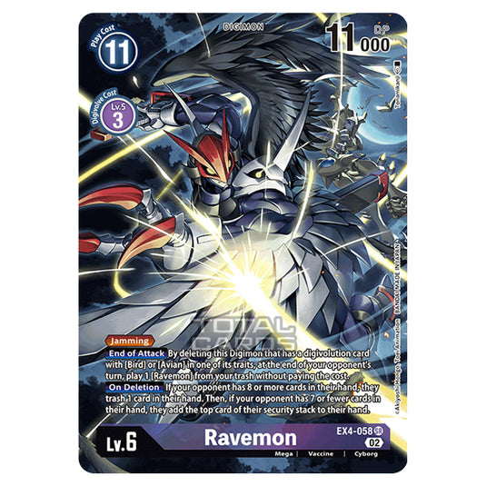 Digimon Card Game - EX04 - Alternative Being - Ravemon - (Alternative Art) - EX4-058a