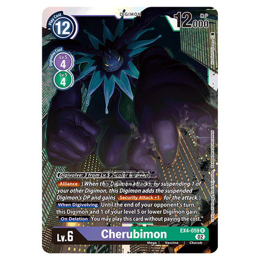 Digimon Card Game - EX04 - Alternative Being - Cherubimon - (Rare) - EX4-059