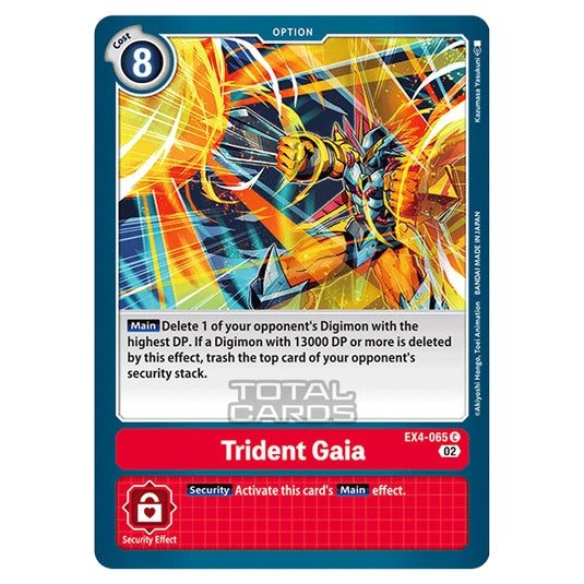 Digimon Card Game - EX04 - Alternative Being - Trident Gaia - (Common) - EX4-065