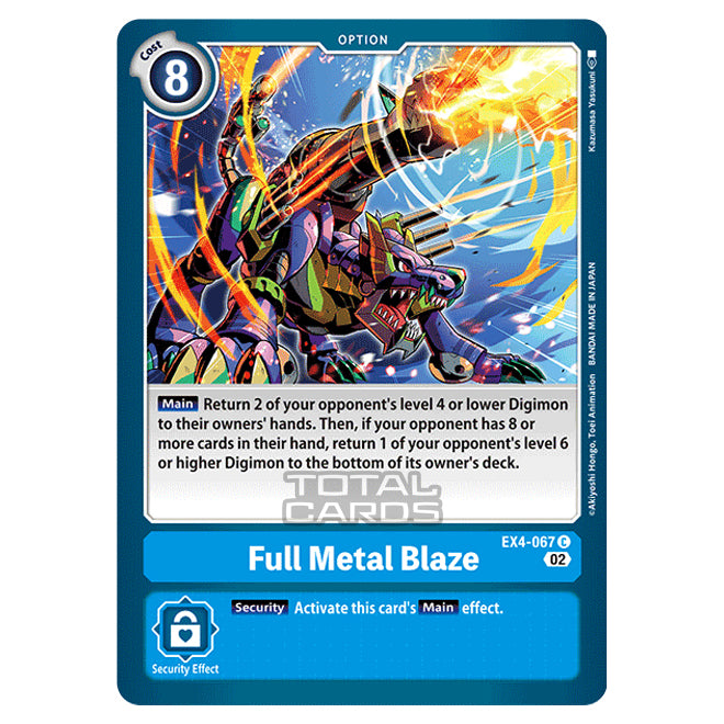 Digimon Card Game - EX04 - Alternative Being - Full Metal Blaze - (Com Digimon Card Game - EX04 - Alternative Being - Full Metal Blaze - (Com