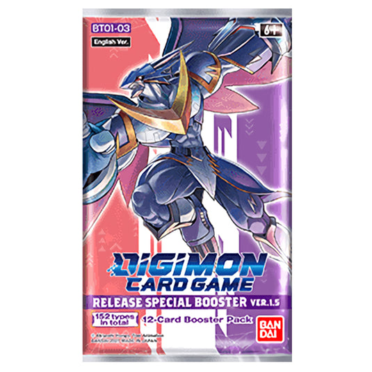 Digimon Card Game - Ver.1.5 BT01-03 - Release Special Booster Pack