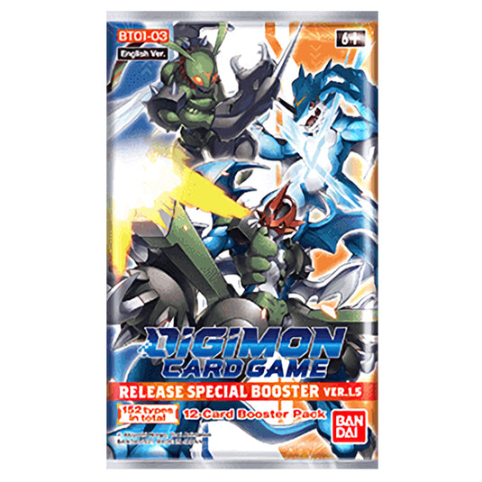 Digimon Card Game - Ver.1.5 BT01-03 - Release Special Booster Pack
