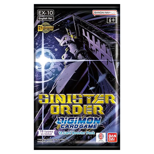 Digimon Card Game - EX10 - Sinister Order - Booster Pack
