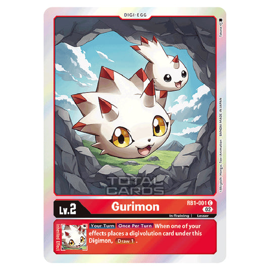 Digimon Card Game - RB-01: Resurgence Booster - Gurimon - (Common) - RB1-001