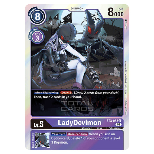 Digimon Card Game - RB-01: Resurgence Booster - LadyDevimon - (Alternative Art) - BT3-088a