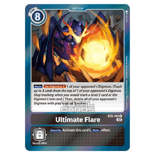 Digimon Card Game - RB-01: Resurgence Booster - Ultimate Flare - (Alternative Art) - BT5-105a