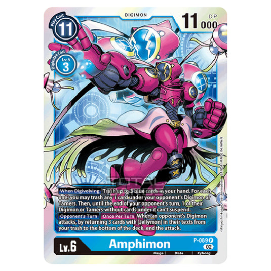 Digimon Card Game - RB-01: Resurgence Booster - Amphimon - (Alternative Art) - P-089a