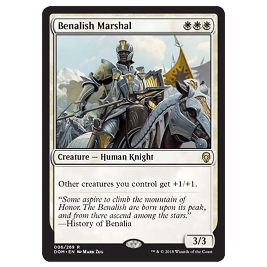 Magic The Gathering - Dominaria - Benalish Marshal - 6/269
