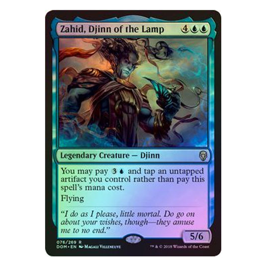 Magic The Gathering - Dominaria - Zahid, Djinn of the Lamp (Foil) - 76/269