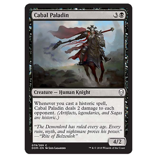 Magic The Gathering - Dominaria - Cabal Paladin - 79/269