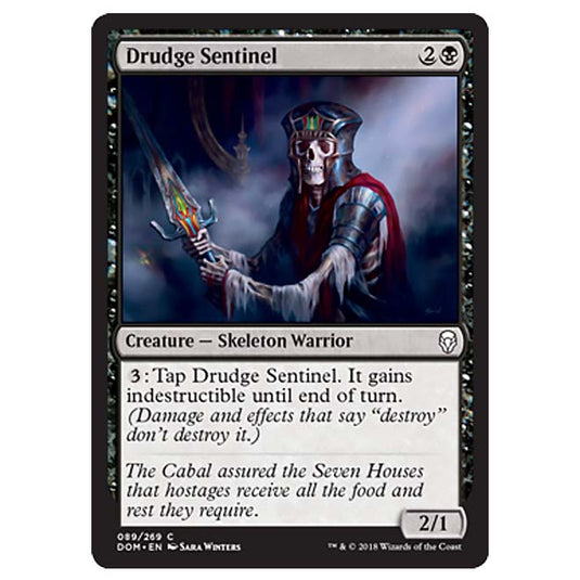 Magic The Gathering - Dominaria - Drudge Sentinel - 89/269