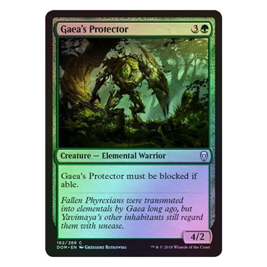 Magic The Gathering - Dominaria - Gaea’s Protector (Foil) - 162/269