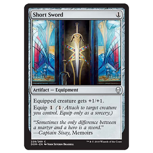 Magic The Gathering - Dominaria - Short Sword – 229/269