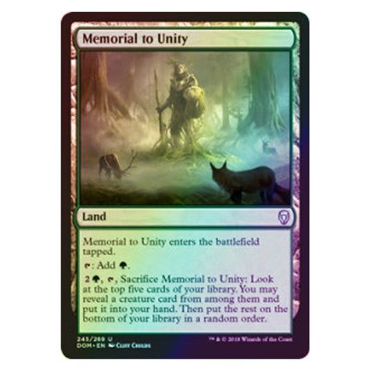 Magic The Gathering - Dominaria - Memorial to Unity (Foil) - 245/269
