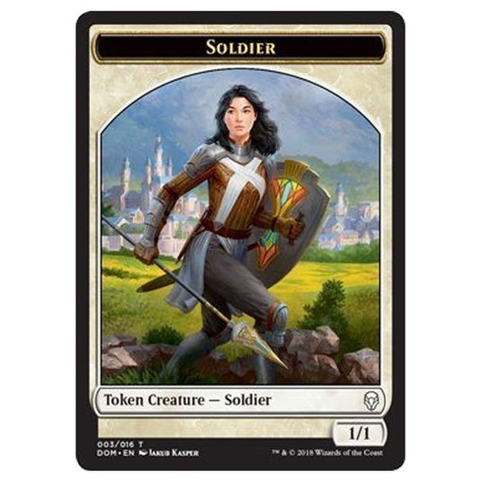 Magic The Gathering - Dominaria - Soldier Token - 3/16