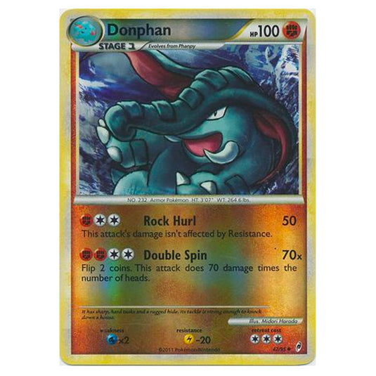 Pokemon - Call of Legends - (Reverse Holo) - Donphan 42/95