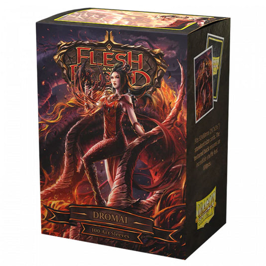 Dragon Shield - Flesh & Blood Uprising - Matte Art Sleeves - Dromai (100 Sleeves)