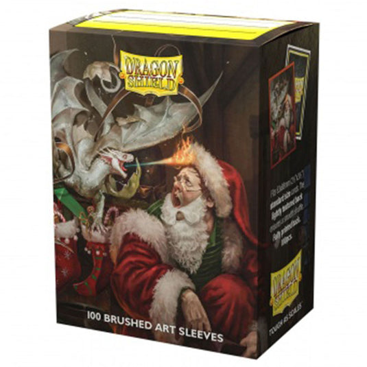 Dragon Shield - Brushed Art Sleeves - Christmas Dragon 2021 (100 Sleeves)