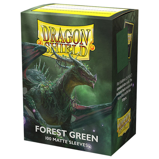 Dragon Shield - Standard Matte Sleeves - Forest Green - (100 Sleeves)