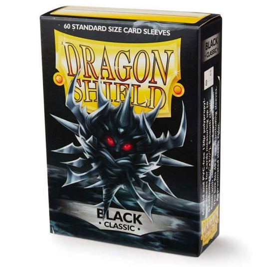 Dragon Shield - Standard Classic Sleeves - Black - (60 Sleeves)