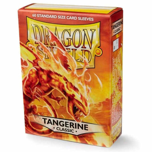 Dragon Shield - Standard Classic Sleeves - Tangerine - (60 Sleeves)