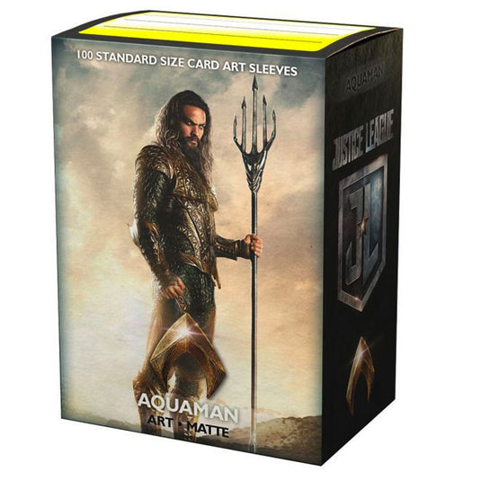 Dragon Shield - Justice League Matte Art Sleeves - Aquaman (100 Sleeves)