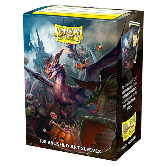 Dragon Shield - Brushed Art Sleeves - Halloween Dragon 2021 (100 Sleeves)