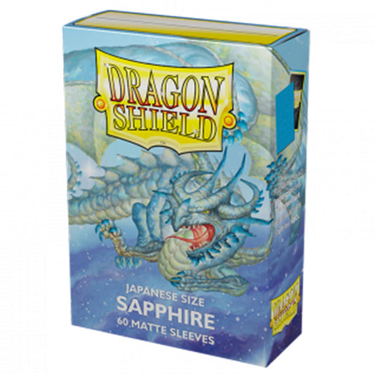 Dragon Shield - Japanese size - Matte Sleeves - Sapphire 'Turikos' (60 Sleeves)