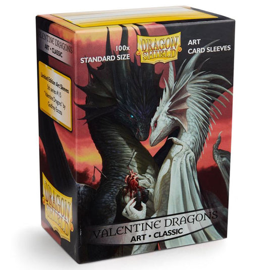 Dragon Shield - Standard Art Sleeves - Valentine Dragons - (100 Sleeves)