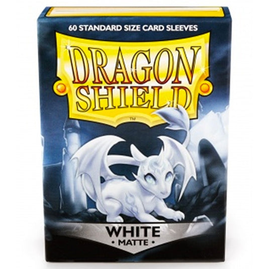 Dragon Shield - Standard Sleeves - White Matte (60)