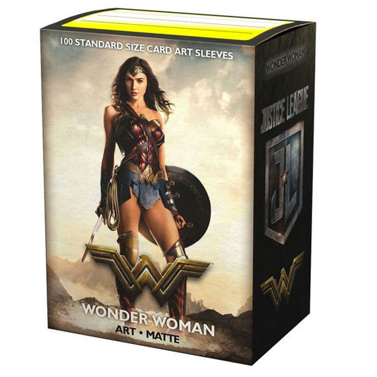 Dragon Shield - Justice League Matte Art Sleeves - Wonder Woman (100 Sleeves)