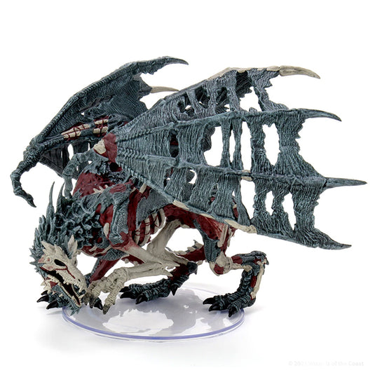 Dungeons & Dragons - Icons of the Realms Miniatures - Boneyard Premium Set - Green Dracolich