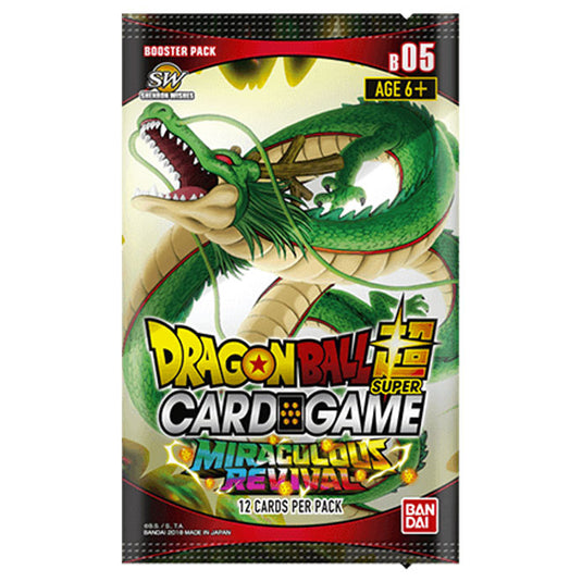 Dragon Ball Super Card Game - B05 Miraculous Revival - Booster Pack