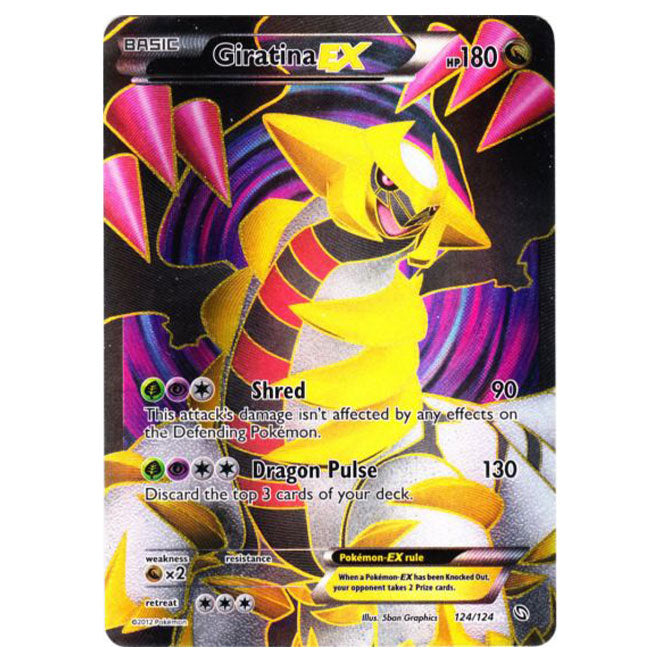 Pokemon - Black & White - Dragons Exalted - Giratina-EX Full Art - 124 Pokemon - Black & White - Dragons Exalted - Giratina-EX Full Art - 124