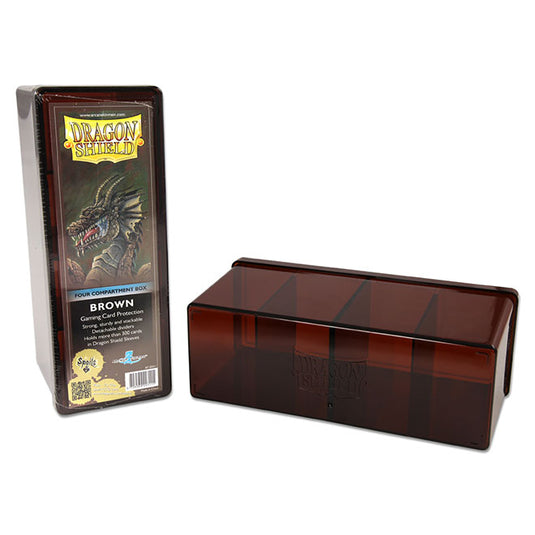 Dragon Shield - 4 Compartment Box - Brown