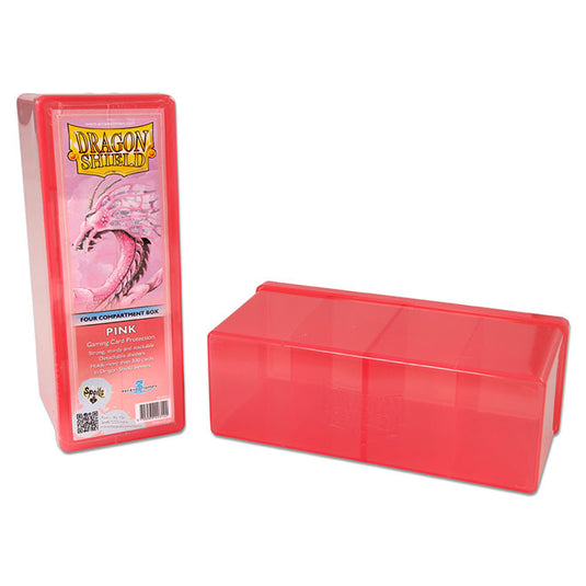 Dragon Shield - 4 Compartment Box - Pink