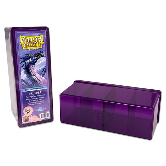 Dragon Shield - 4 Compartment Box - Purple