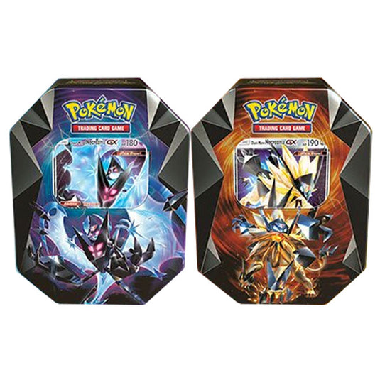 Pokemon - Necrozma Prism Tins - Dawn Wings & Dusk Mane Necrozma Tins