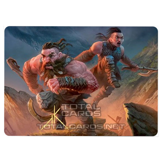 Magic The Gathering - Kaldheim - Art Series - Dwarven Reinforcements (Signed) - 33/81