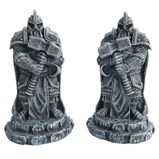 Ziterdes - Dwarf statues with hammer (set of 2)