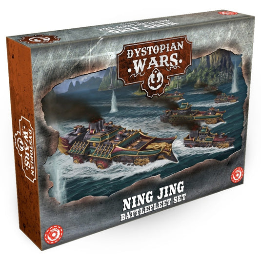 Dystopian Wars - Ning Jing Battlefleet Set