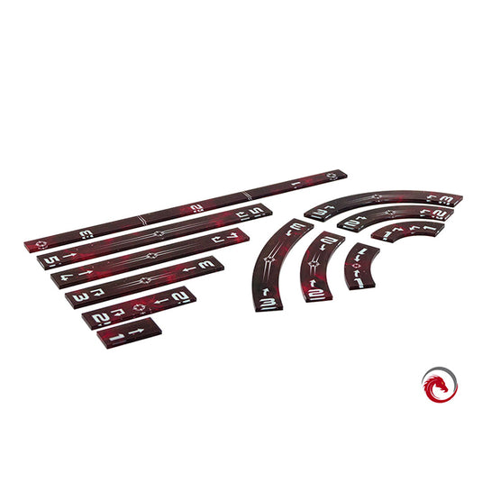 e-Raptor - Rulers Set SWX Red Upgraded