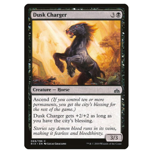 Magic The Gathering - Rivals Of Ixalan - Dusk Charger - 69/196