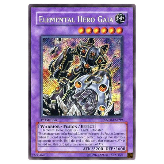 Yu-Gi-Oh! - Ancient Prophecy - Elemental HERO Gaia (Secret Rare) ANPR-EN099