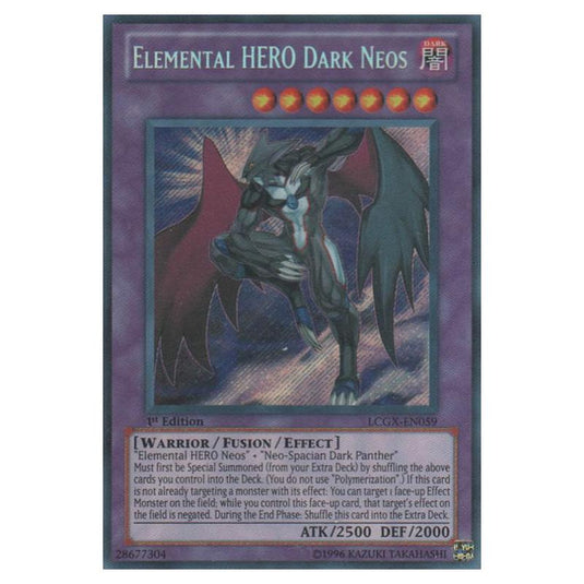 Yu-Gi-Oh! - Legendary Collection 2 - The Duel Academy Years Mega Pack - Elemental HERO Dark Neos (Secret Rare) LCGX-EN059
