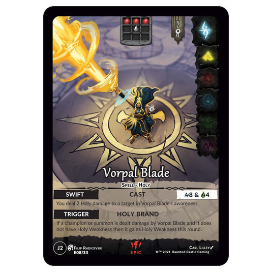 Genesis Battle of Champions - Welcome to Jaelara - Vorpal Blade (Epic Rare) J2161