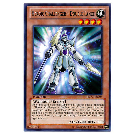 Yu-Gi-Oh! - Return of the Duelist - Heroic Challenger - Double Lance (Rare) REDU-EN008
