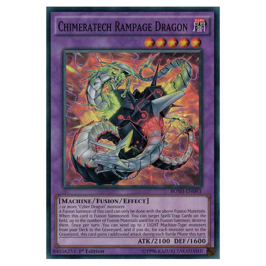 Yu-Gi-Oh! - Breakers of Shadow - Chimeratech Rampage Dragon (Super Rare) BOSH-EN093