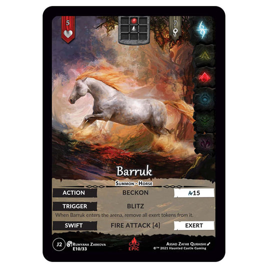 Genesis Battle of Champions - Welcome to Jaelara - Barruk (Epic Rare) J2163